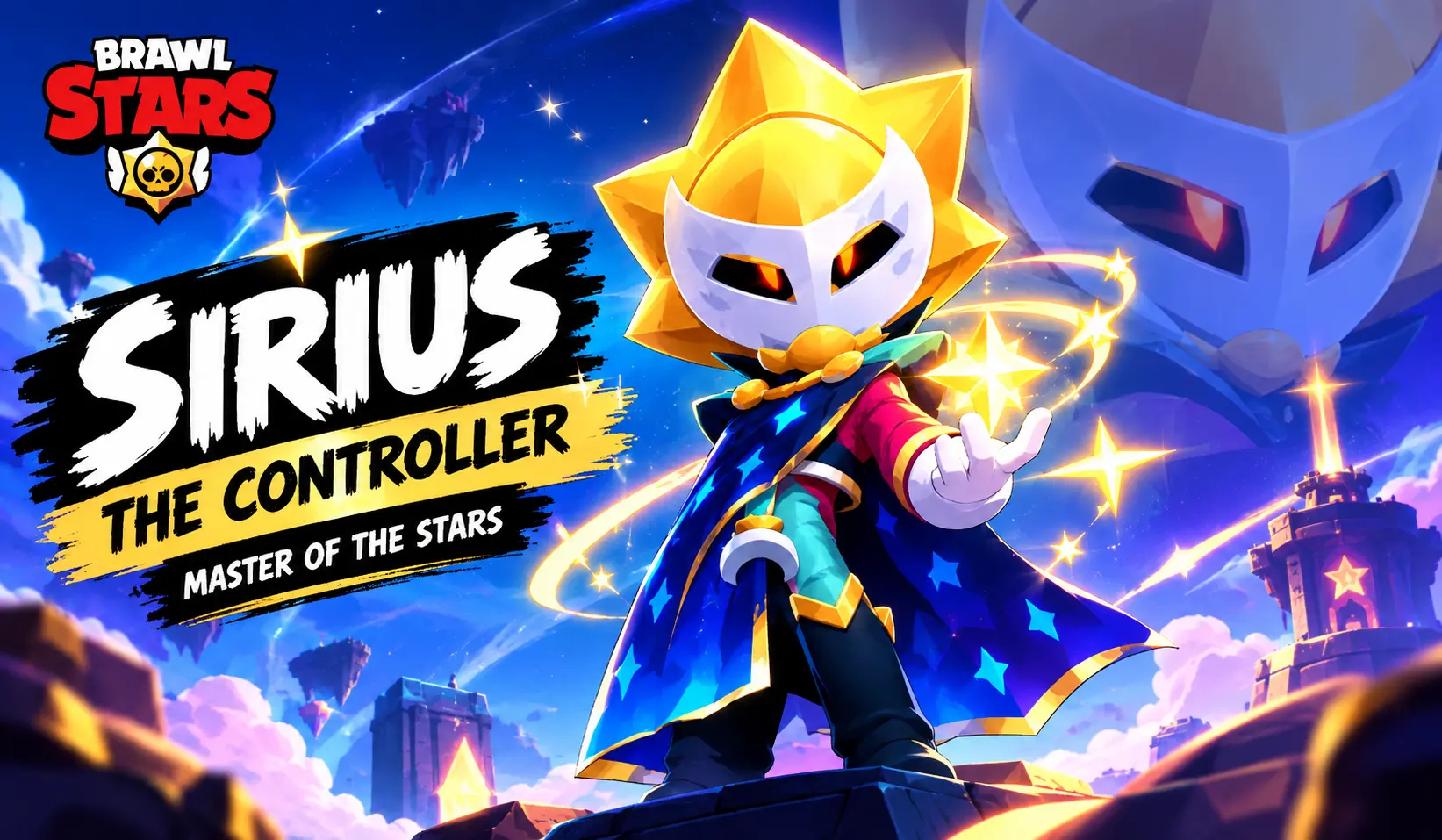 Sirius Brawl Stars Controller character using star powers